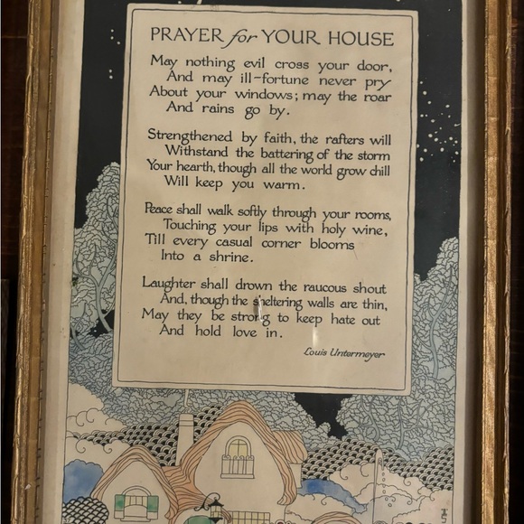 Four antique motto pictures— a century old! - Picture 5 of 8